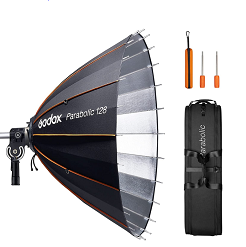 Softbox Godox Parabolic Light Focusing System Reflector P128 Kit