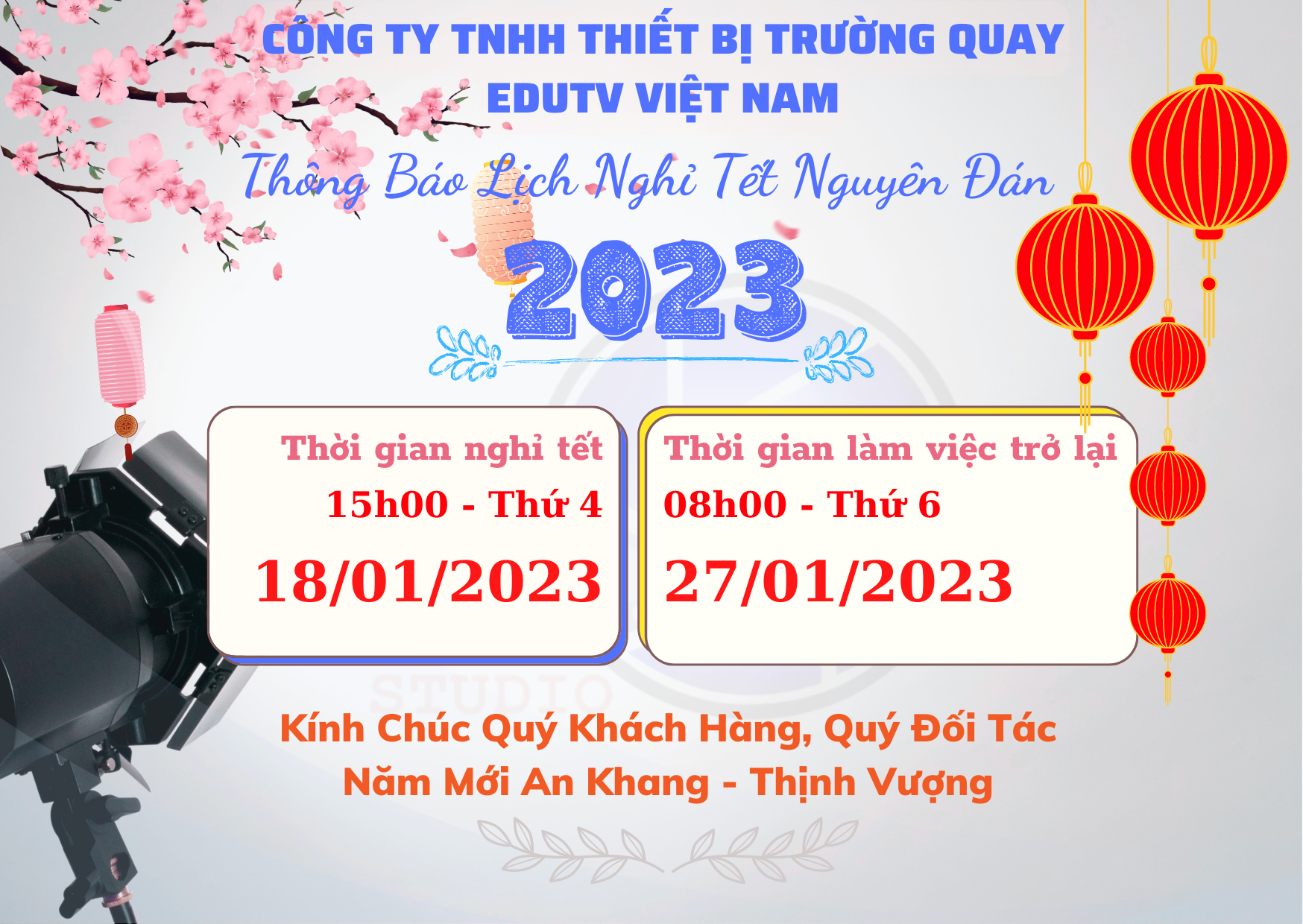 Hlstudio Nghi Tet Nguyen Dan Am Lich 2023