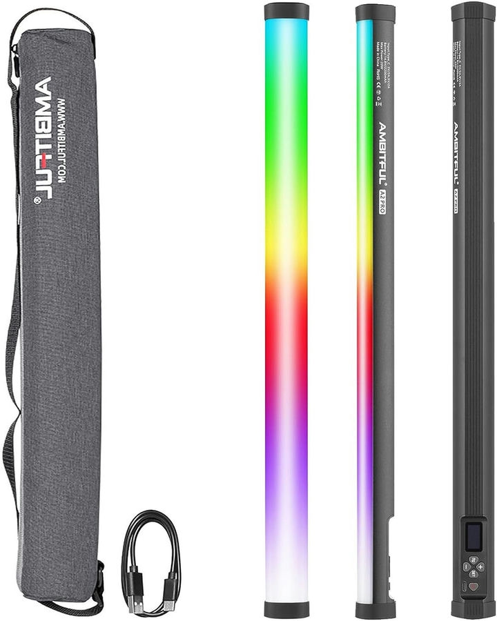 AMBITFUL A2 Pro RGB 2500-8500K RGB - Tích Hợp Pin LITHIUM Điều Khiển Bằng APP