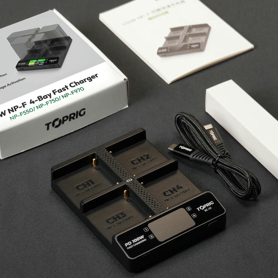 Accsoon Toprig 100w Bo Sac Nhanh 4 Pin Np F 09