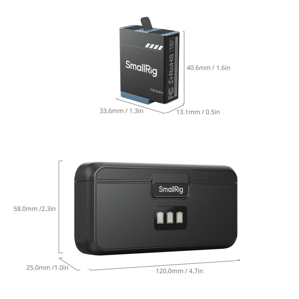 Smallrig 4565 Bo 3 Pin Kem Sac Cho Gopro 9 10 11 12 07