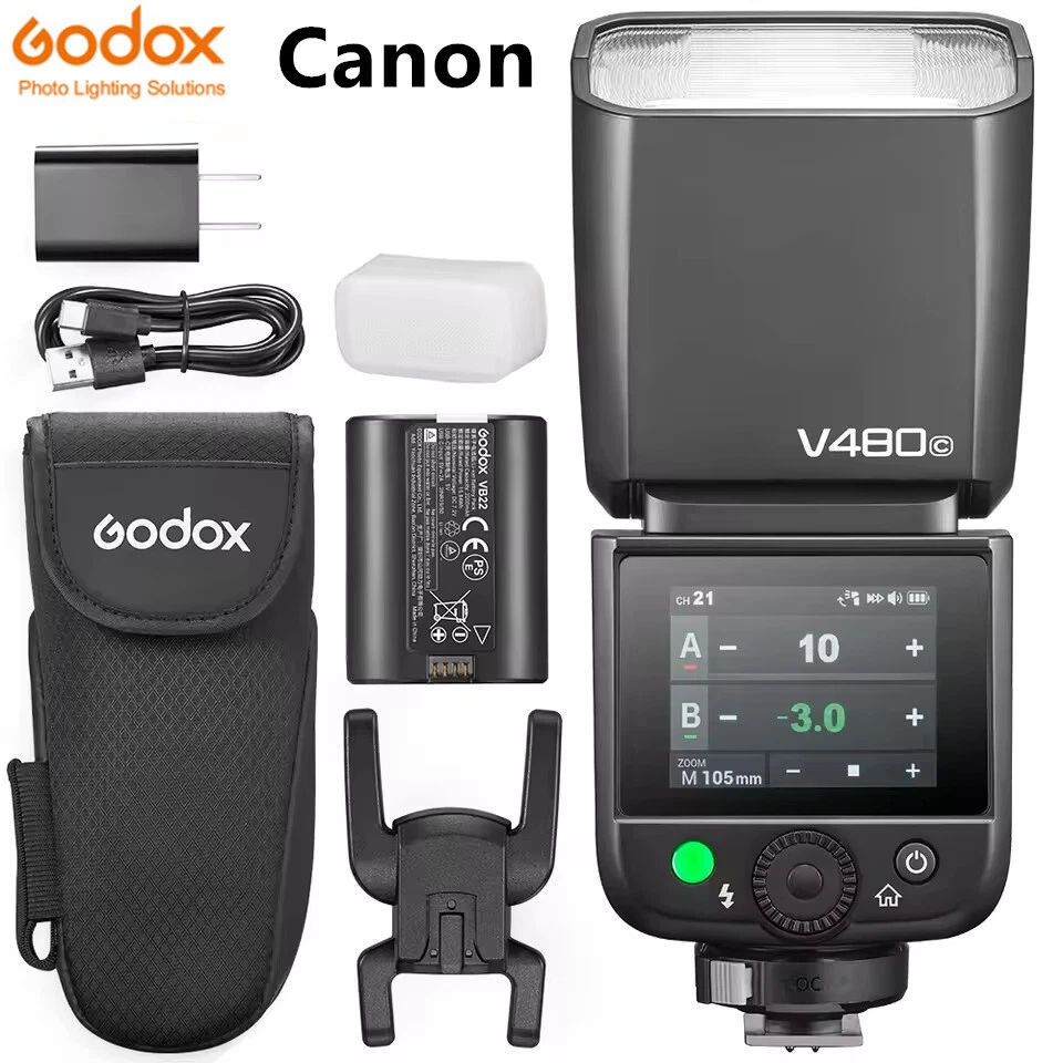 Den Flash Godox V480 C N S F O Ttl Touch Screen 03