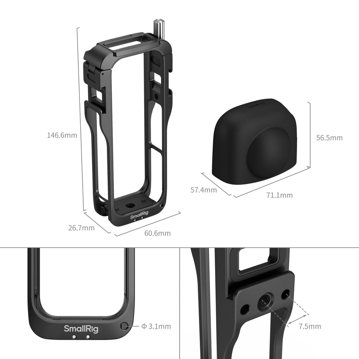 Khung Smallrig 5195 Cho Insta360 X5 03
