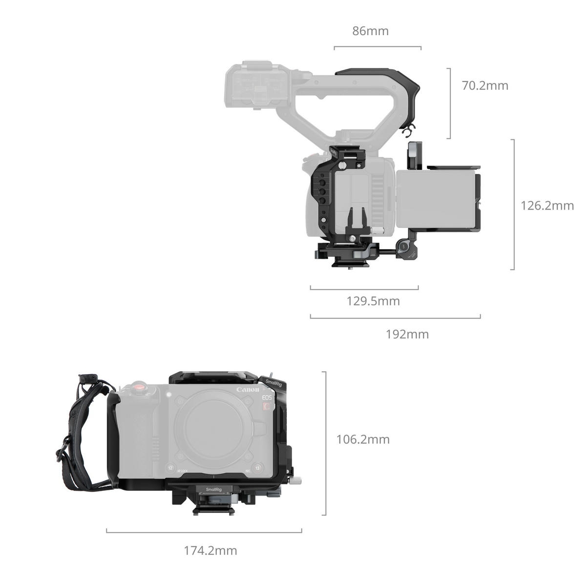 Smallrig 5658 Khung Cho May Anh Canon Eos C50 Advanced Edition 02 Hlstudio
