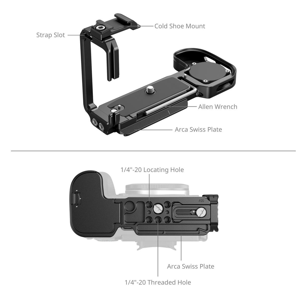 Khung Smallrig 5962 L Shaped Mount Plate Voi Airtag Slot 04 Hlstudio