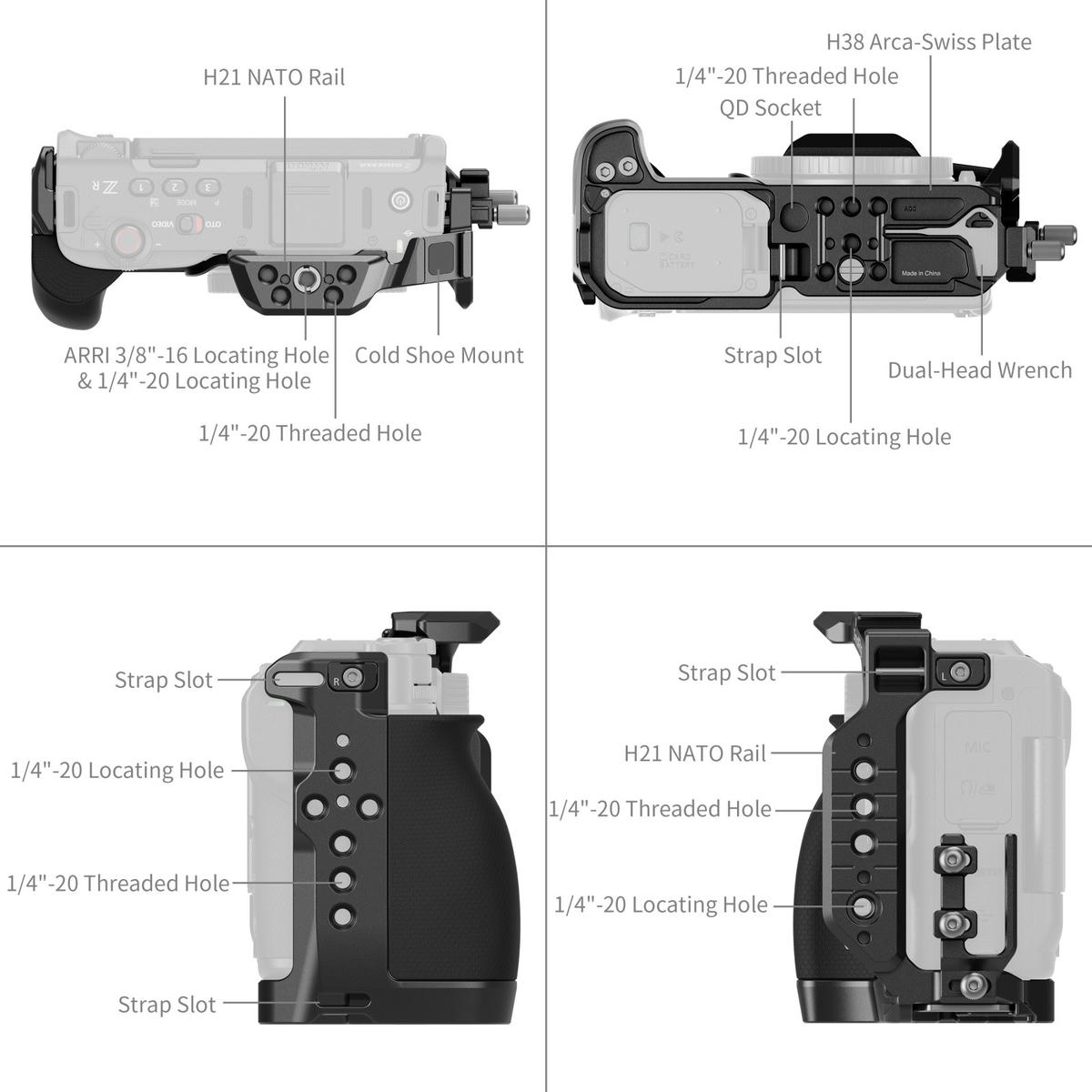 Khung Smallrig 6113 Hawklock Cho May Anh Nikon Zr 03 Hlstudio