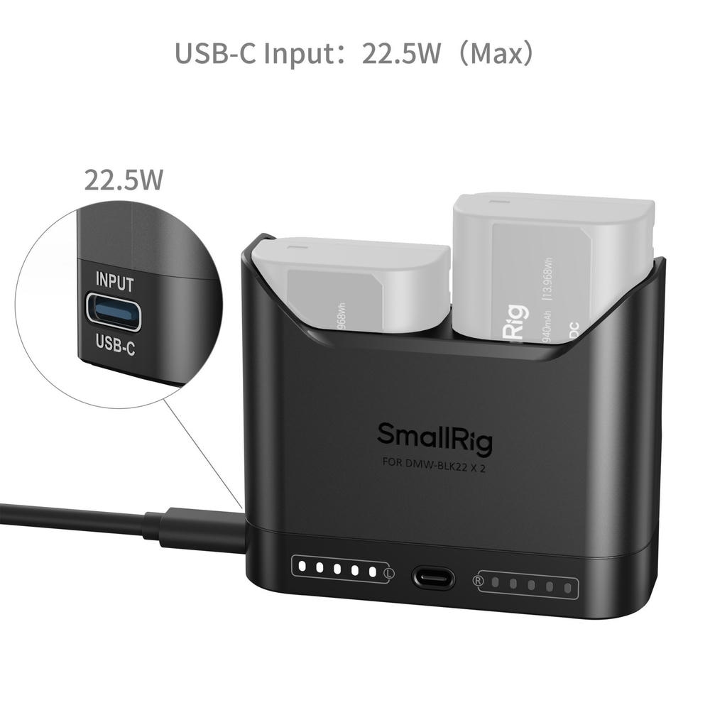 Smallrig 5492 Bo Sac Pin Doi Cho Dmw Blk22 3 Hlstudio
