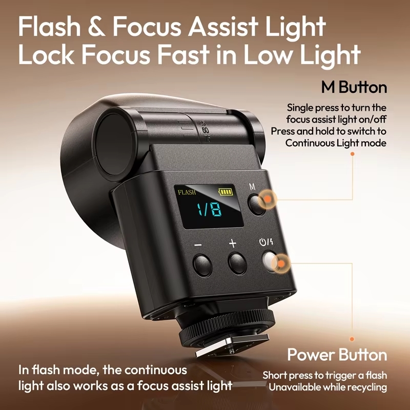 Ulanzi F16r Den Flash Led Cho May Anh L302 6