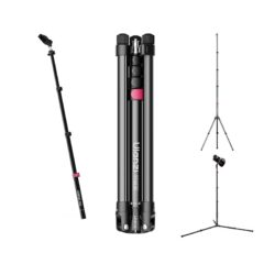 Ulanzi TT43 II - S085 là chân đèn cao 2.1m, có đầu nghiêng, dùng cho đèn video COB, softbox hoặc softball. Ulanzi Tt43 Ii Chan Den Tripod Gap Gon Da Nang Cao 2 1m Tai 4kg S085 1