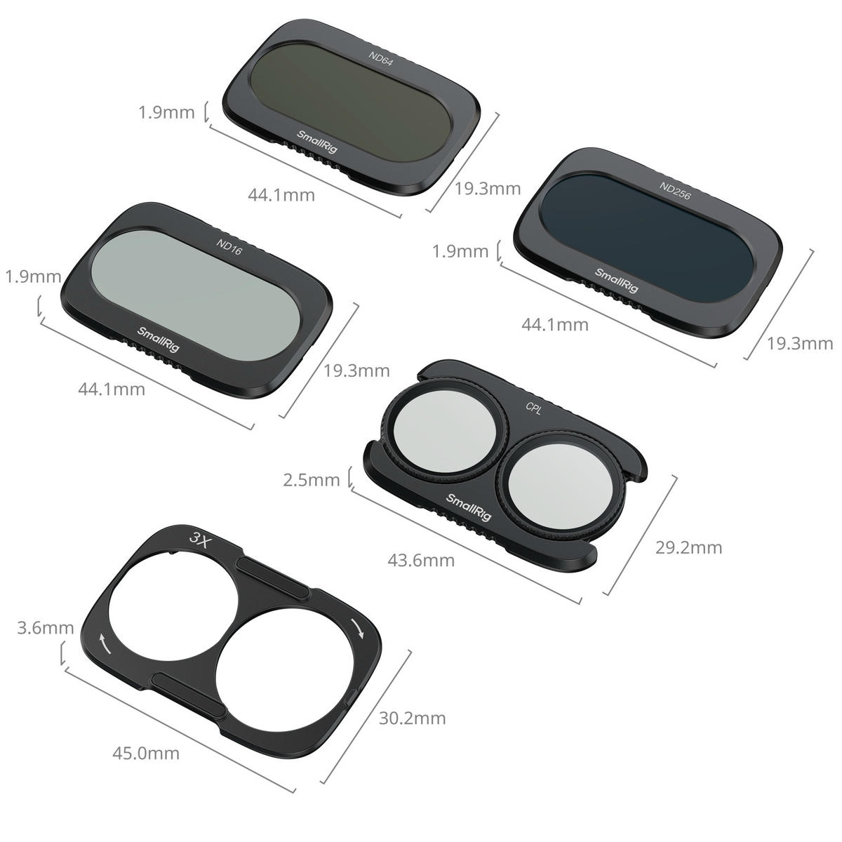 Smallrig 6476 Bo Loc Tach Filter Cho Dji Osmo Pocket 4p 2 Hlstudio