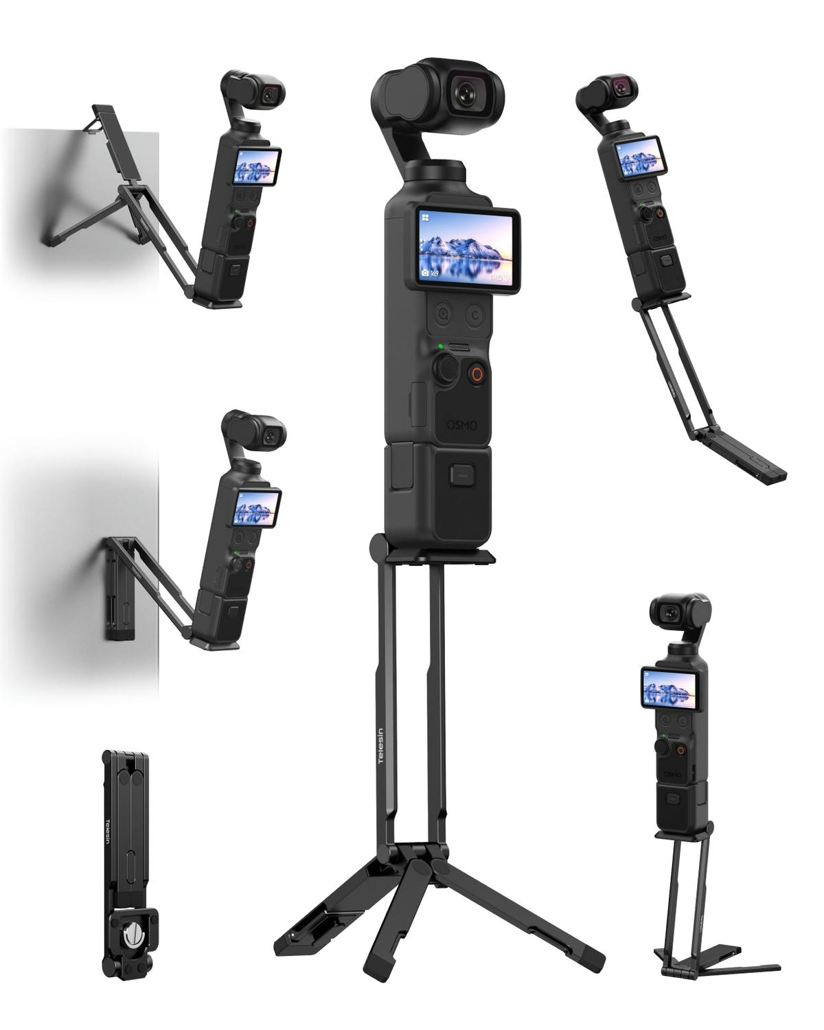 Telesin S3 Eak 12 Tdj Chan Tripod De Tu Tinh Cho Pocket 4P 4 3 02