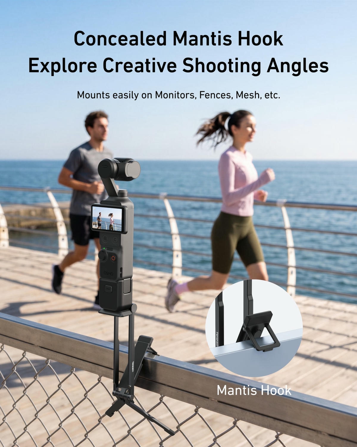 Telesin S3 Eak 12 Tdj Chan Tripod De Tu Tinh Cho Pocket 4P 4 3 06