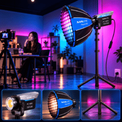Combo Den Led Nanlite Fc 120C Softbox Rapid 60 Chan Ulanzi T270 1 Hlstudio