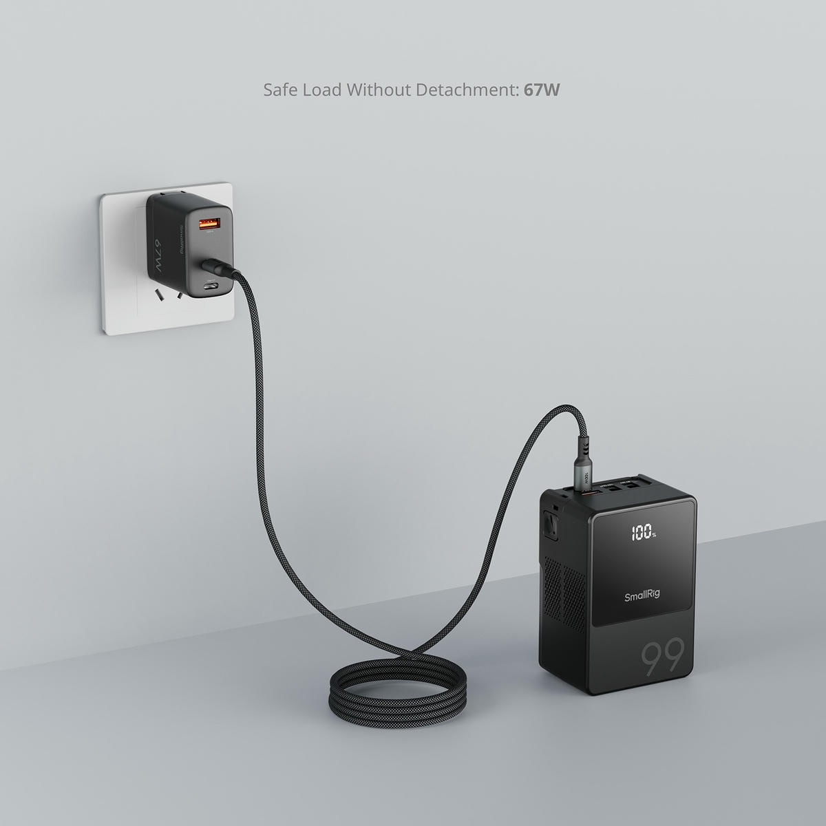 Smallrig 6562 Bo Sac Nhanh Gan 67W 1 Usb A 2 Usb C 3