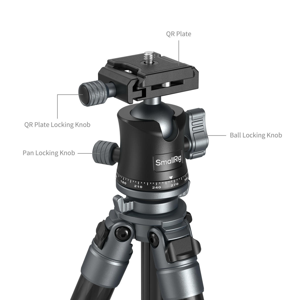 Smallrig 6598 Chan May Anh Du Lich Sieu Nhe Soi Carbon 3 Hlstudio
