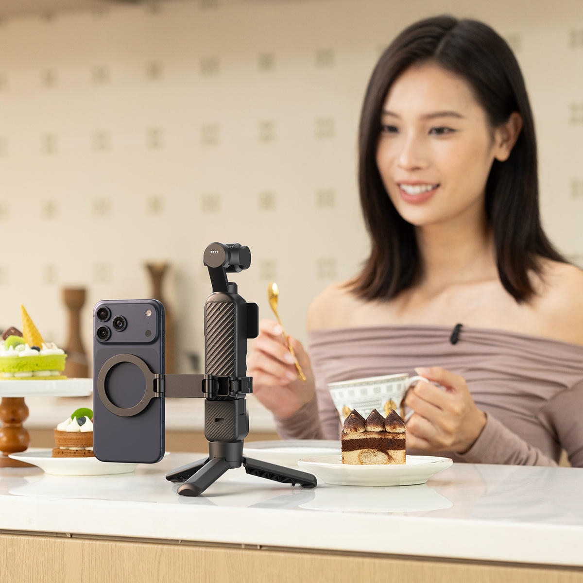 Smallrig 6864 Bo Khung Bao Ve Cho Dji Osmo Pocket 4P 4 3 Xtra Muse Kem Chan Tripod 7 Hlstudio