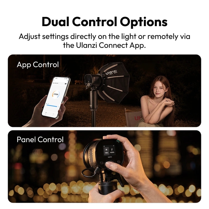 Ulanzi Lc60 Lighton Den Flash Chup Anh Kiem Den Chieu Sang Lien Tuc L155 07 Hlstudio