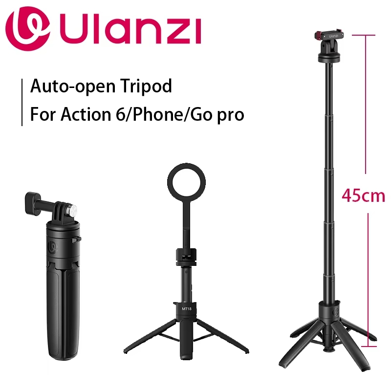 Ulanzi Mt18 Chan Tripod Tu Mo Cho Dien Thoai Magnetic Action Camera S098 T196 S092 1 Hlstudio