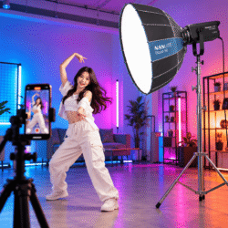 Combo đèn LED Nanlite FS-300C RGB + Softbox Rapid 90 + Chân đèn Inox 2.8m – Full bộ đèn RGB công suất lớn Combo Den Led Nanlite Fs 300C Rgb Softbox Rapid 90 Chan Den Inox 2 8M 1 Hlstudio